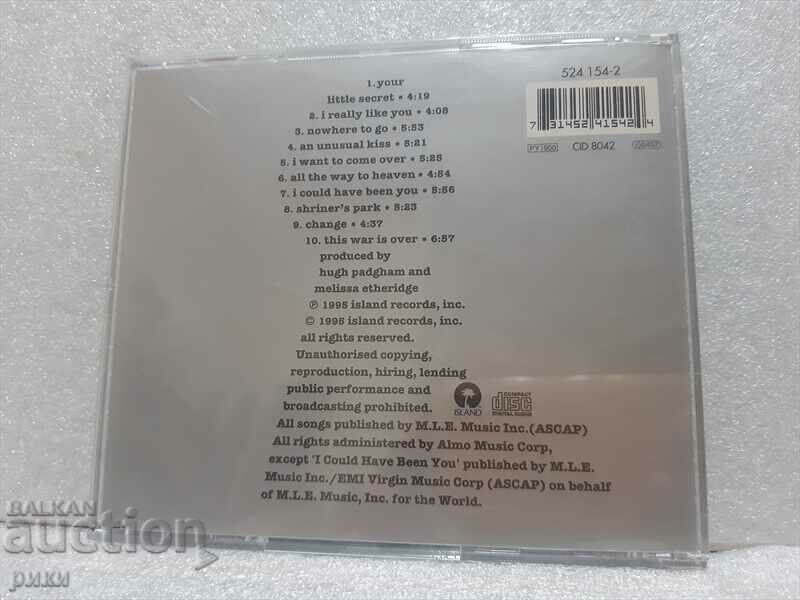 Melissa Etheridge – Your Little Secret - 1995 with price 11.00 BGN | € 5.62 Melissa Etheridge – Your Little Secret - 1995 with price 11.00 BGN | € 5.62