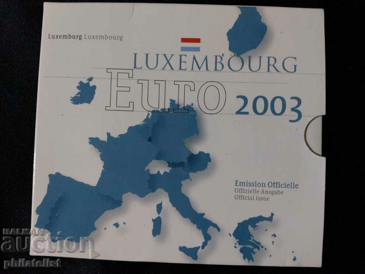 Luxembourg 2003 - bank euro set from 1 cent to 2 euro BU with price 45.00 BGN | € 23.01
