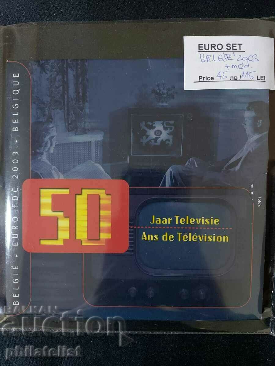 Belgia 2003 - Set Complet Banca Euro + Medalie TV BU