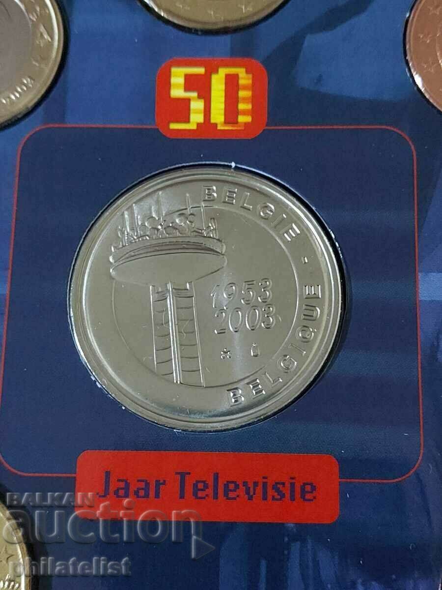 Auction  Belgium 2003 - Complete Bank Euro Set + TV BU Medal