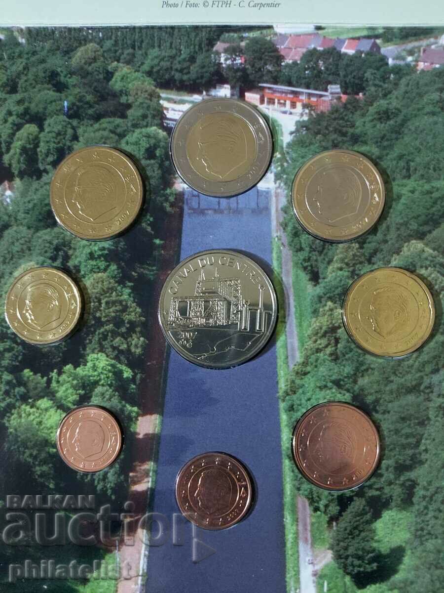 Auction Belgium 2007 - Complete Bank Euro Set + BU Medal Auction Belgium 2007 - Complete Bank Euro Set + BU Medal