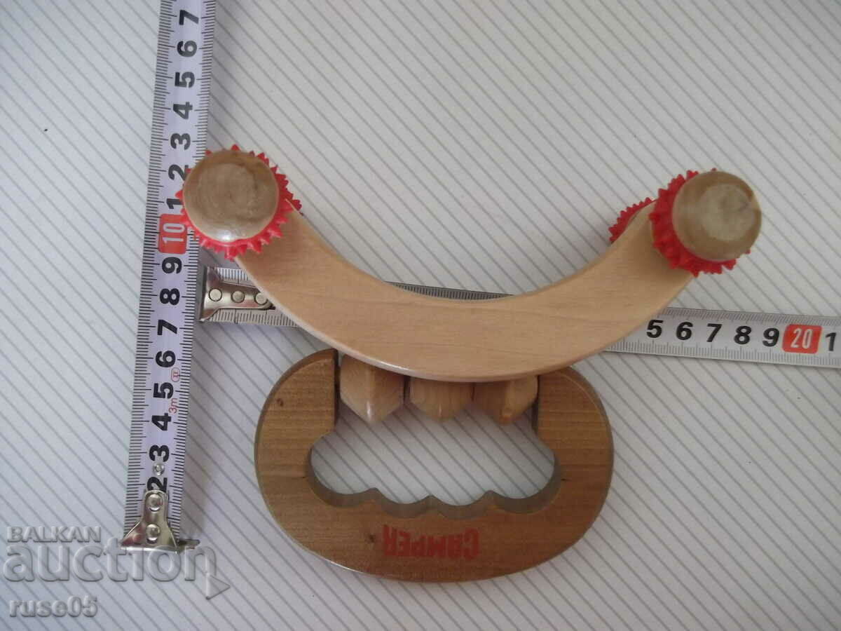 Lot of 2 pcs. wooden massagers - 5