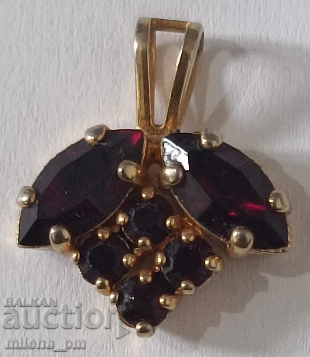 Old gold plated pendant - 6 Old gold plated pendant - 6