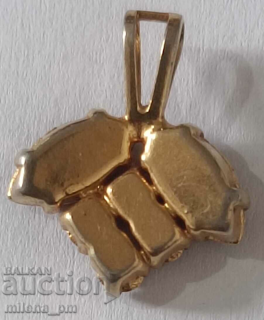 Old gold plated pendant - 7 Old gold plated pendant - 7