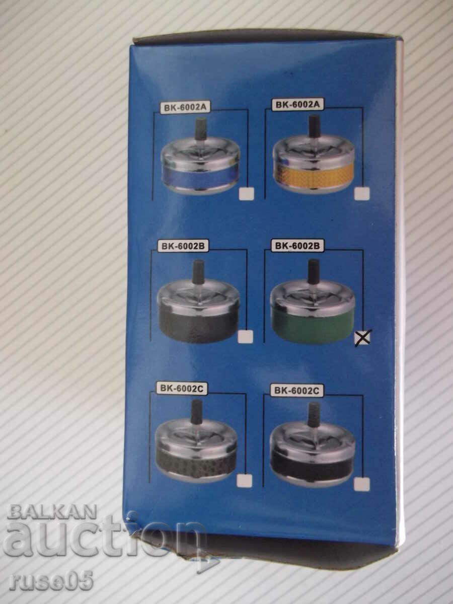 Ashtray "C1-513" windproof metal large new with price 5.00 BGN | € 2.56 Ashtray "C1-513" windproof metal large new with price 5.00 BGN | € 2.56