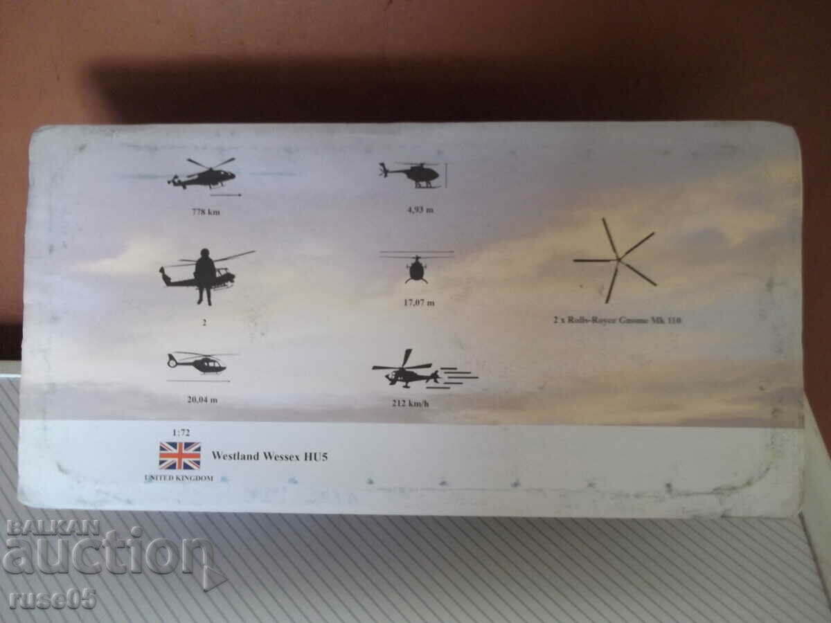 Helicopter "Westland Wessex HU5" with magazine new - 7 Helicopter "Westland Wessex HU5" with magazine new - 7