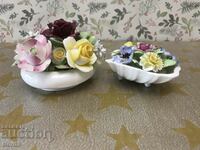Royal Doulton marked porcelain flowers