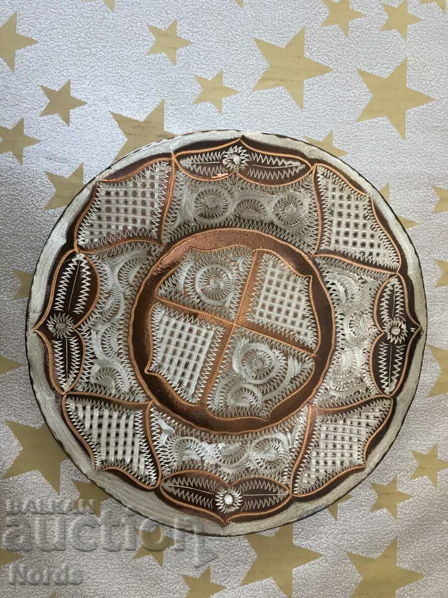 A beautiful copper plate