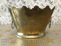 Brass ice bowl