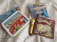 Electronic pen games and books