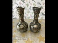 Beautiful brass vases