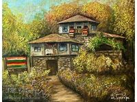 Denitsa Garelova painting "The Father's House" 46/55 oil