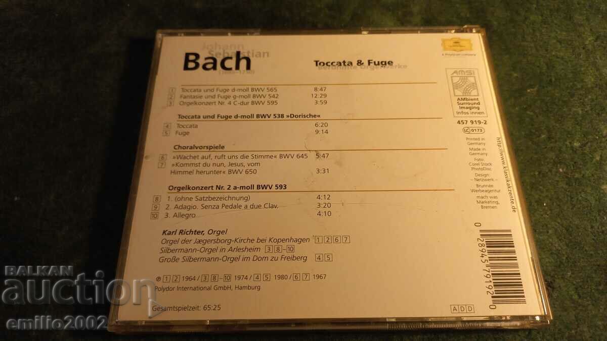 Auction Audio CD Bach Auction Audio CD Bach