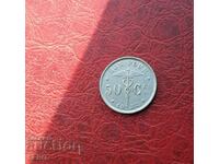 Belgium-50 cents 1922