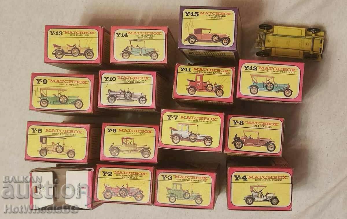 Auction Matchbox Yesteryear set of 15 pieces +1 Auction Matchbox Yesteryear set of 15 pieces +1