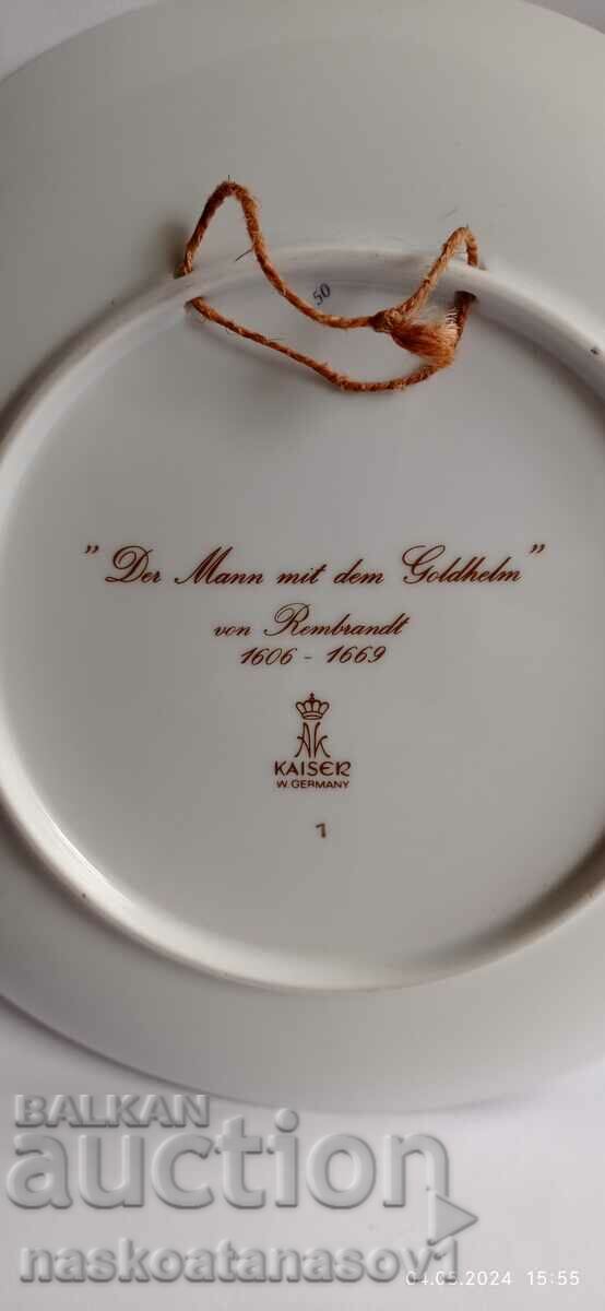 Δημοπρασία Συλλεκτική πορσελάνινη πλάκα τοίχου Δημοπρασία Συλλεκτική πορσελάνινη πλάκα τοίχου