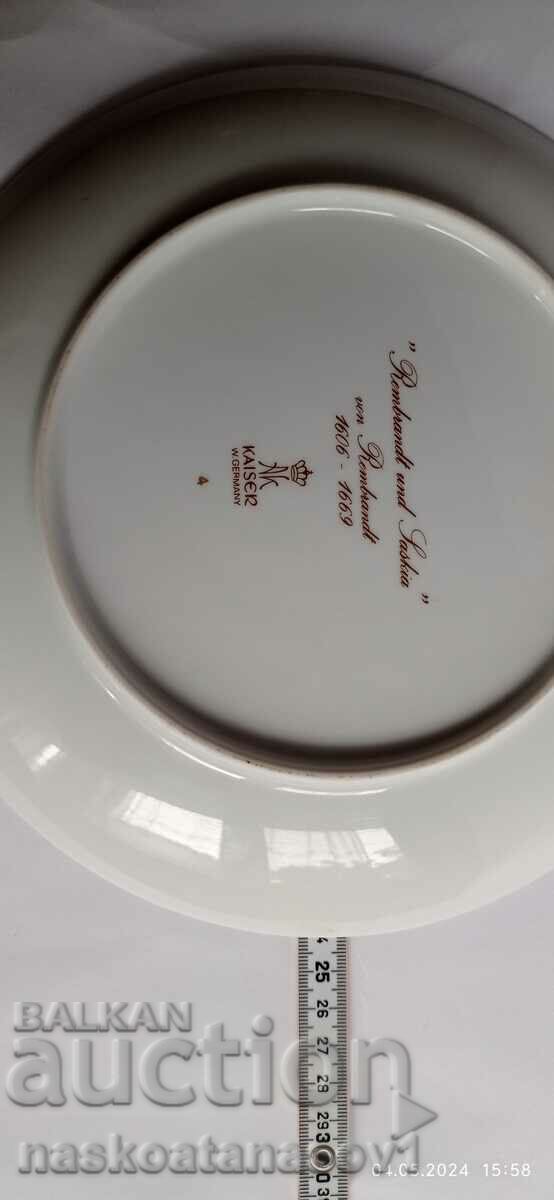 Livrarea Placă de perete din porțelan de colecție Livrarea Placă de perete din porțelan de colecție