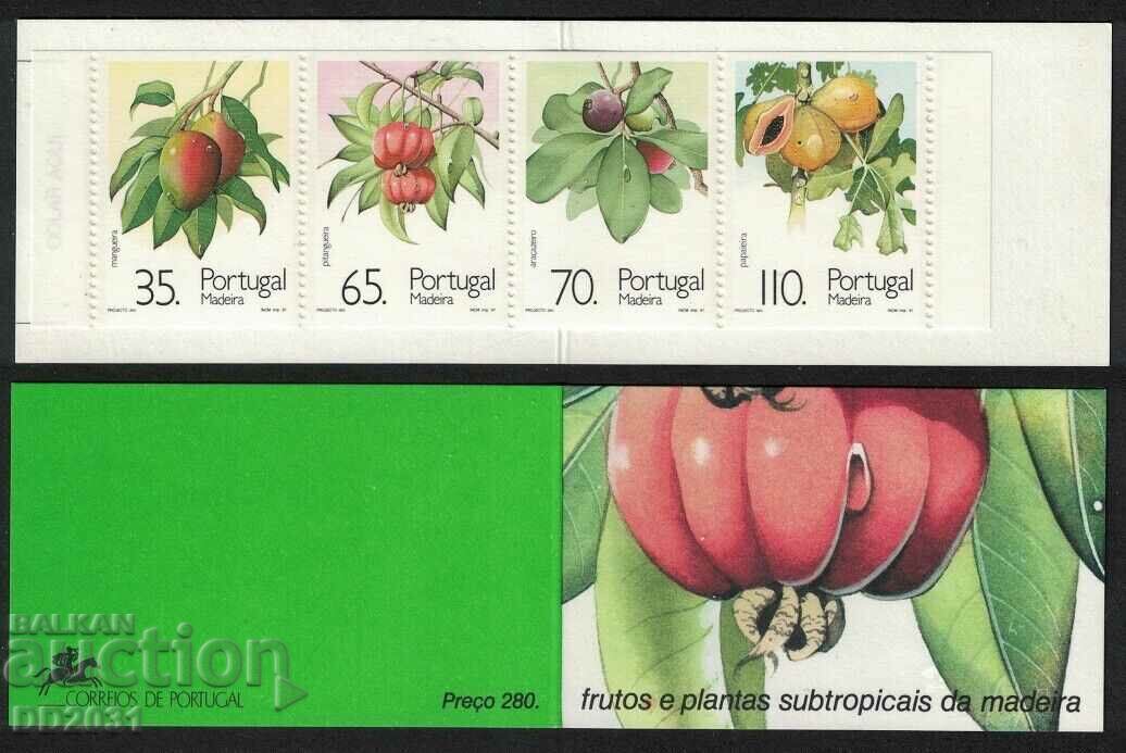 Μαδέρα /Πορτογαλία/1991 - κάρτα με φρούτα