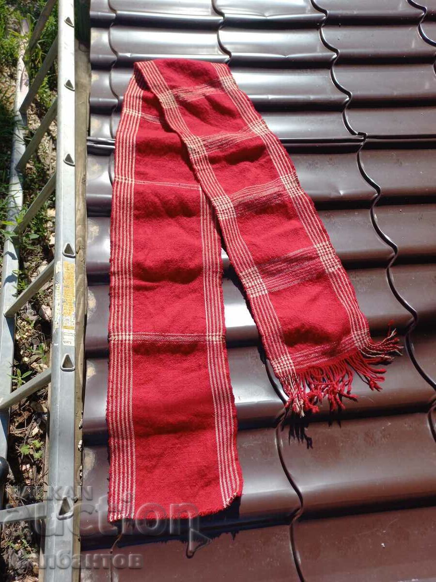 OLD WOOL RED BELT WEAR