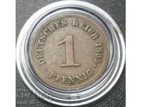 1 pfennig 1895 'A'