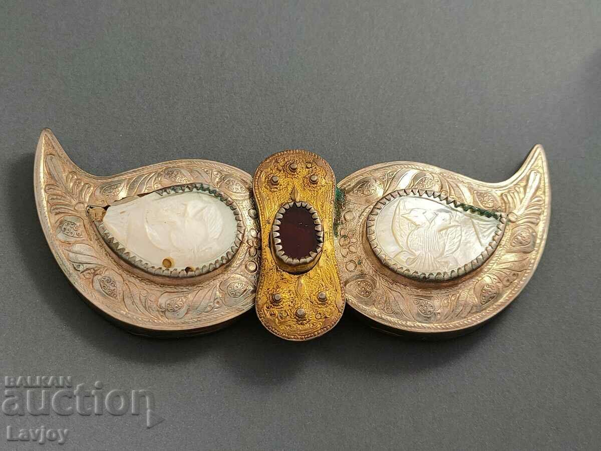 Silver authentic Pafta Mother-of-pearl and Gilding - 6