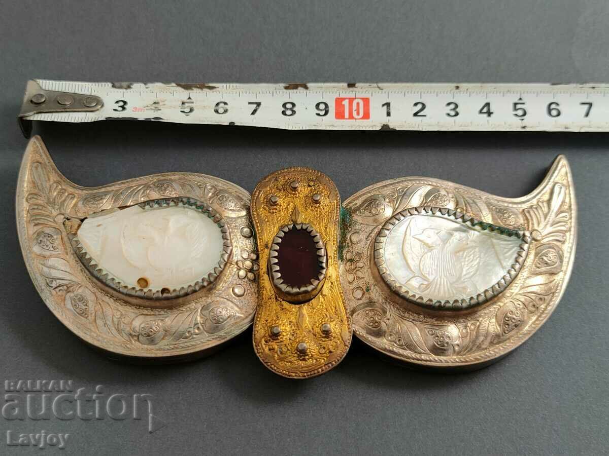 Silver authentic Pafta Mother-of-pearl and Gilding - 7