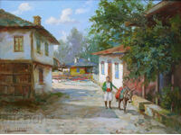 Rural view - oil paints