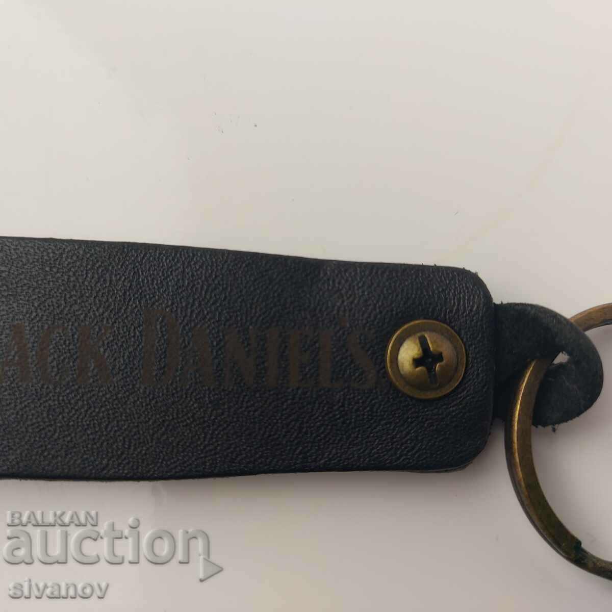 Interesant breloc din piele Jack Daniel's #5560 de epocă - 5