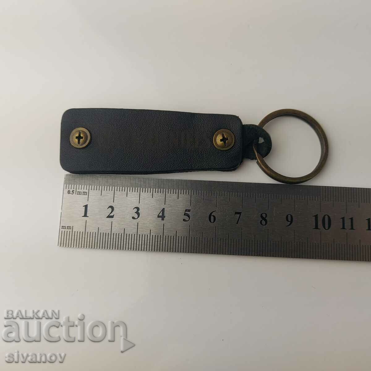 Interesant breloc din piele Jack Daniel's #5560 de epocă - 6