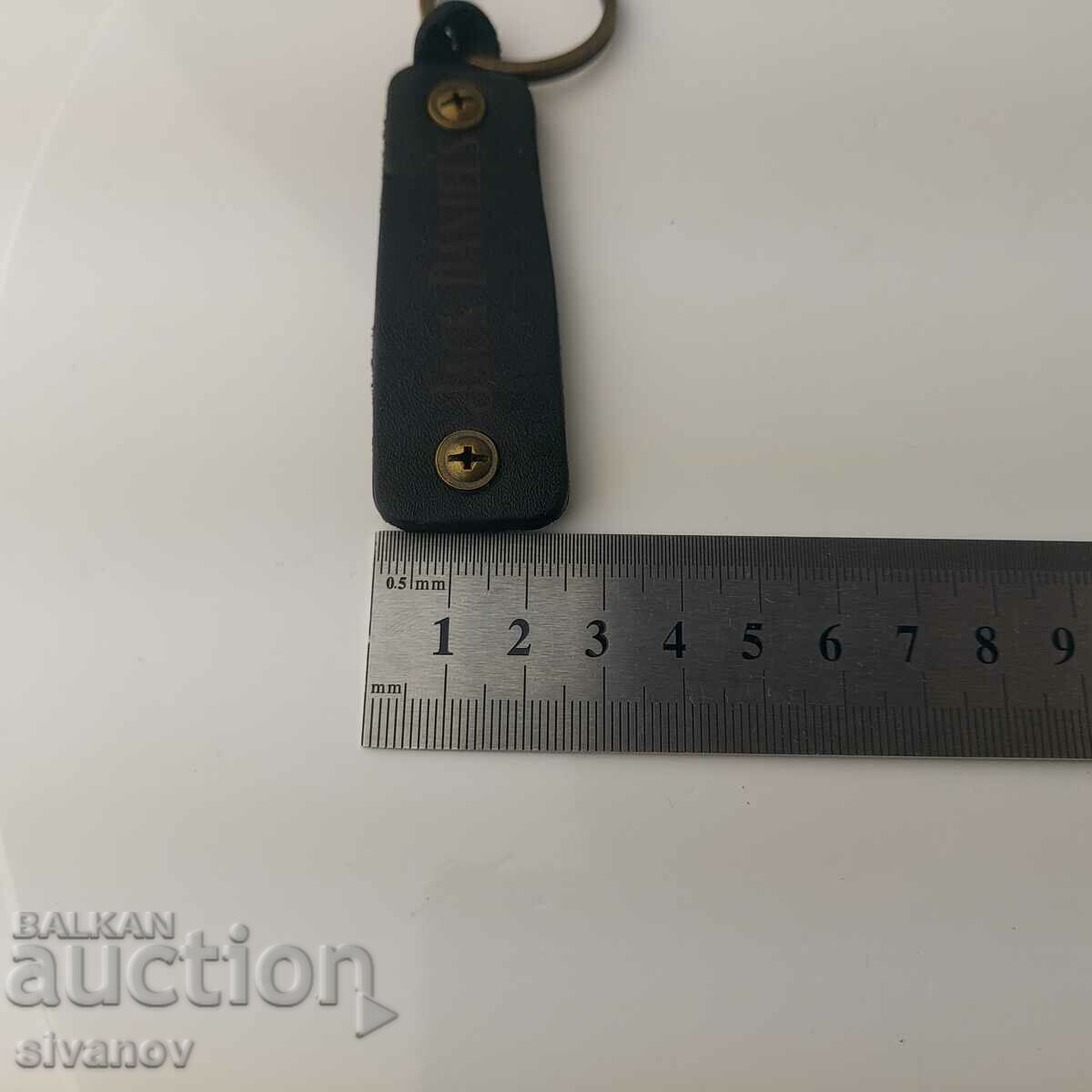 Interesant breloc din piele Jack Daniel's #5560 de epocă - 7