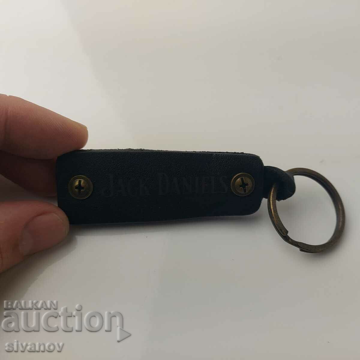 Interesant breloc din piele Jack Daniel's #5560 de epocă