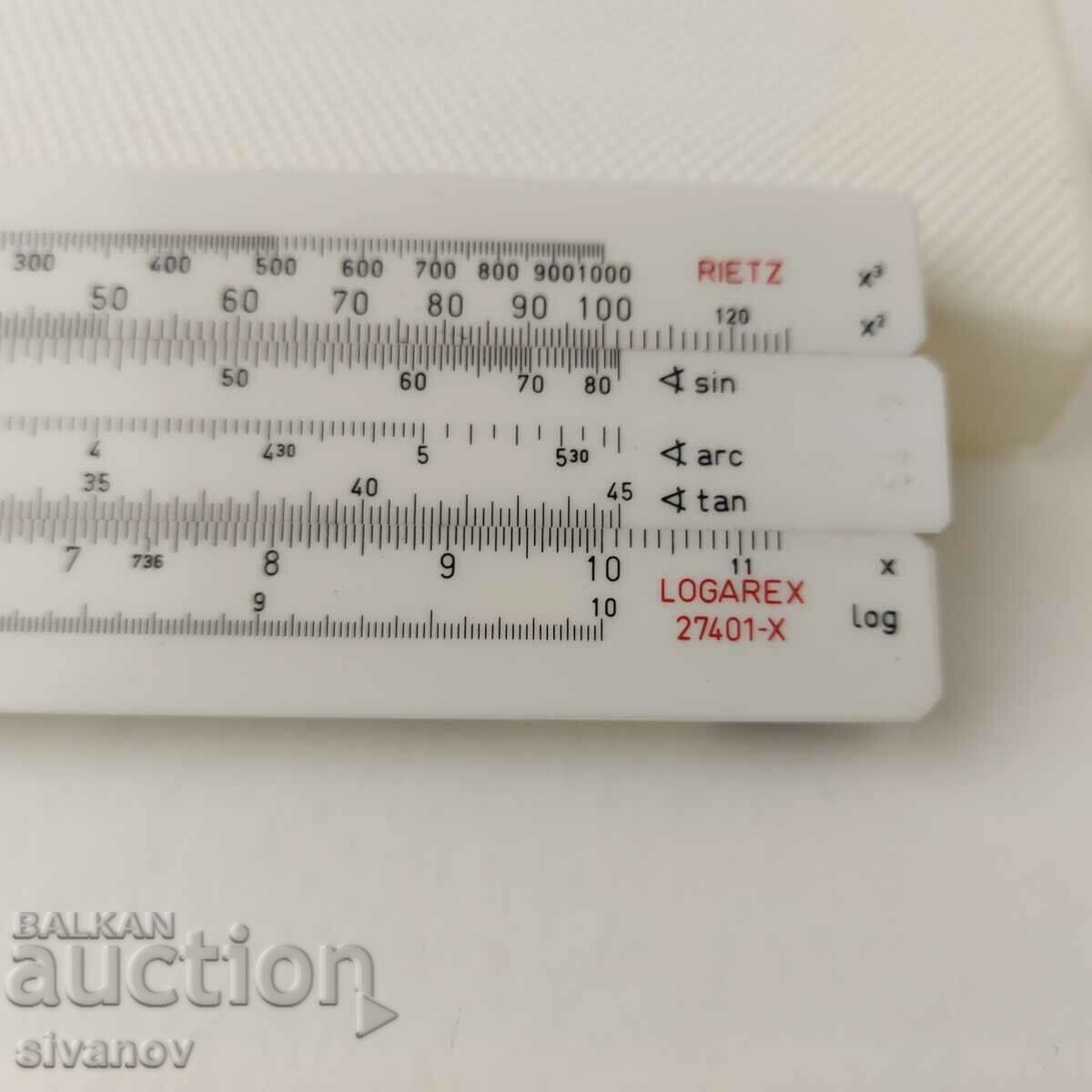 Auction  Old logarithmic line Logarex LOGAREX 27401-X RIETZ#5561
