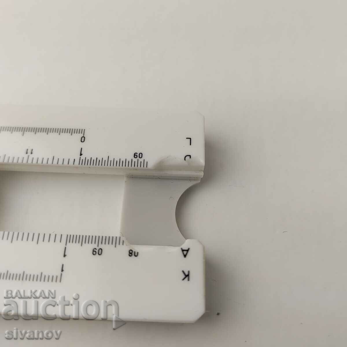 Old logarithmic line Logarex LOGAREX 27401-X RIETZ#5561 - 5