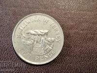Jersey 10 pence 1992