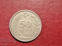 1986 έτος 50 λίρες Τουρκία
