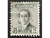 Ιράκ 1954-1957 15F. Ταχυδρομική σφραγίδα του Βασιλιά Φαϊσάλ Β΄...