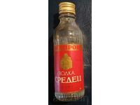 Стара бутилка/патронче алкохол Водка Средец
