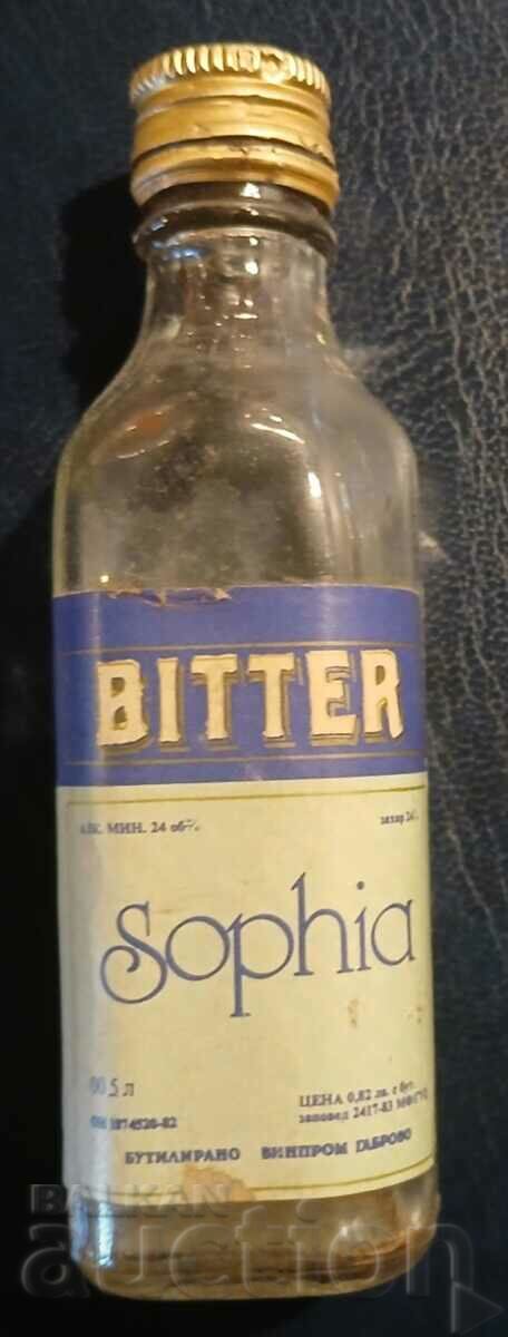 Old bottle/cartridge of Bitter Sofia alcohol
