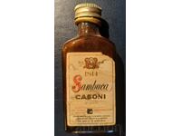 Old bottle/cartridge alcohol Sambuca casoni (liqueur)