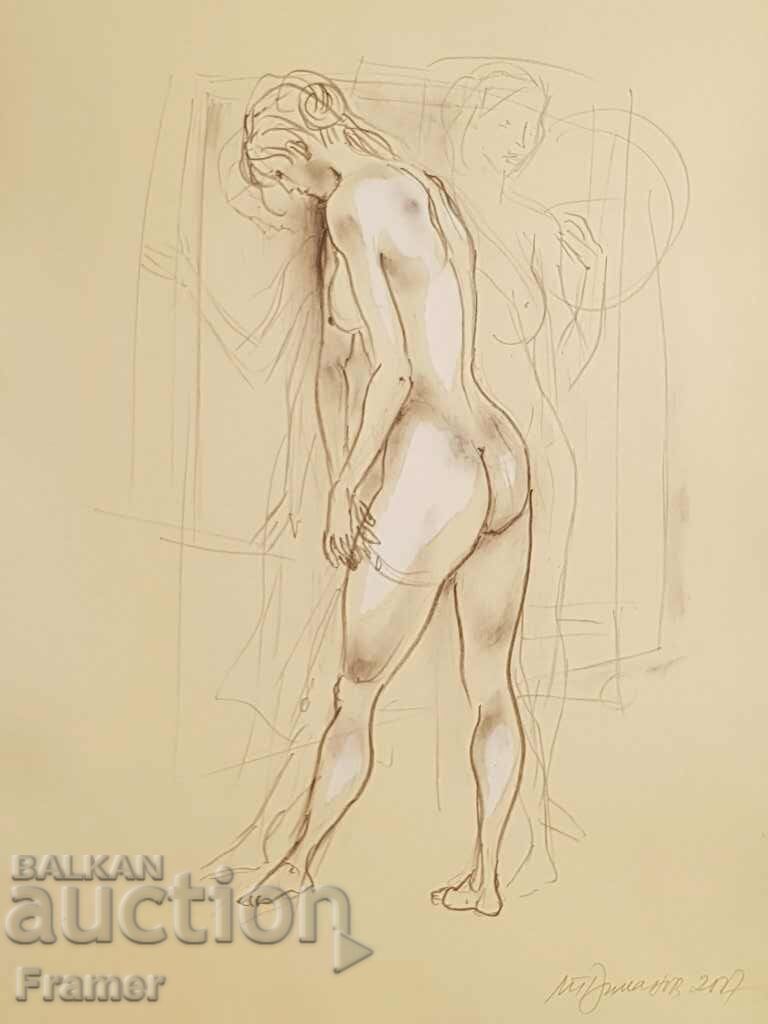 Lyuben Dimanov 1933-2023 Nud body 4 COLOR graphic 2007 cu preț € 250.00 | 488.96 BGN