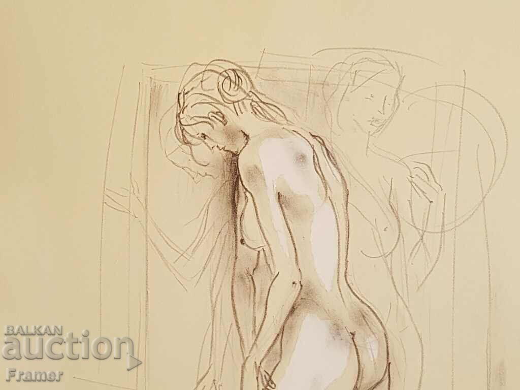 Auction Lyuben Dimanov 1933-2023 Naked body 4 COLOR graphic 2007 Auction Lyuben Dimanov 1933-2023 Naked body 4 COLOR graphic 2007