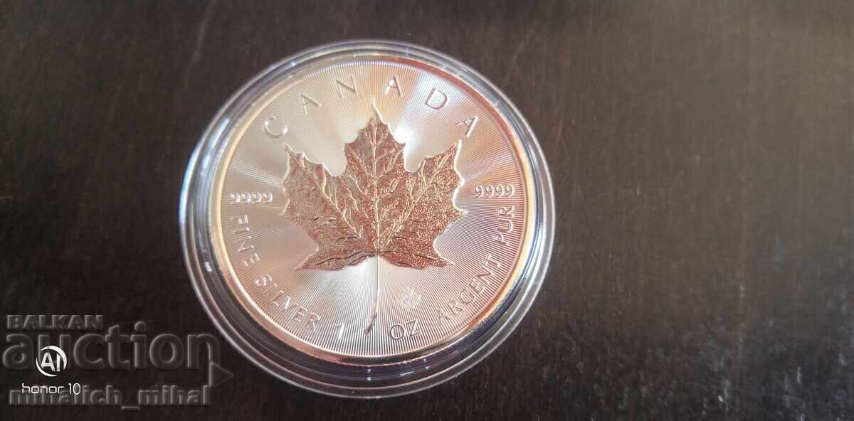 SILVER 1 OZ CANADIAN MAPLE LEAF 2020 1 UNCIA cu preț € 98.00 | 191.67 BGN SILVER 1 OZ CANADIAN MAPLE LEAF 2020 1 UNCIA cu preț € 98.00 | 191.67 BGN
