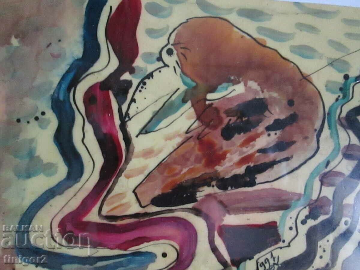 Auction 1991 Painting - mixed technique, signature-A. Kotsev Auction 1991 Painting - mixed technique, signature-A. Kotsev