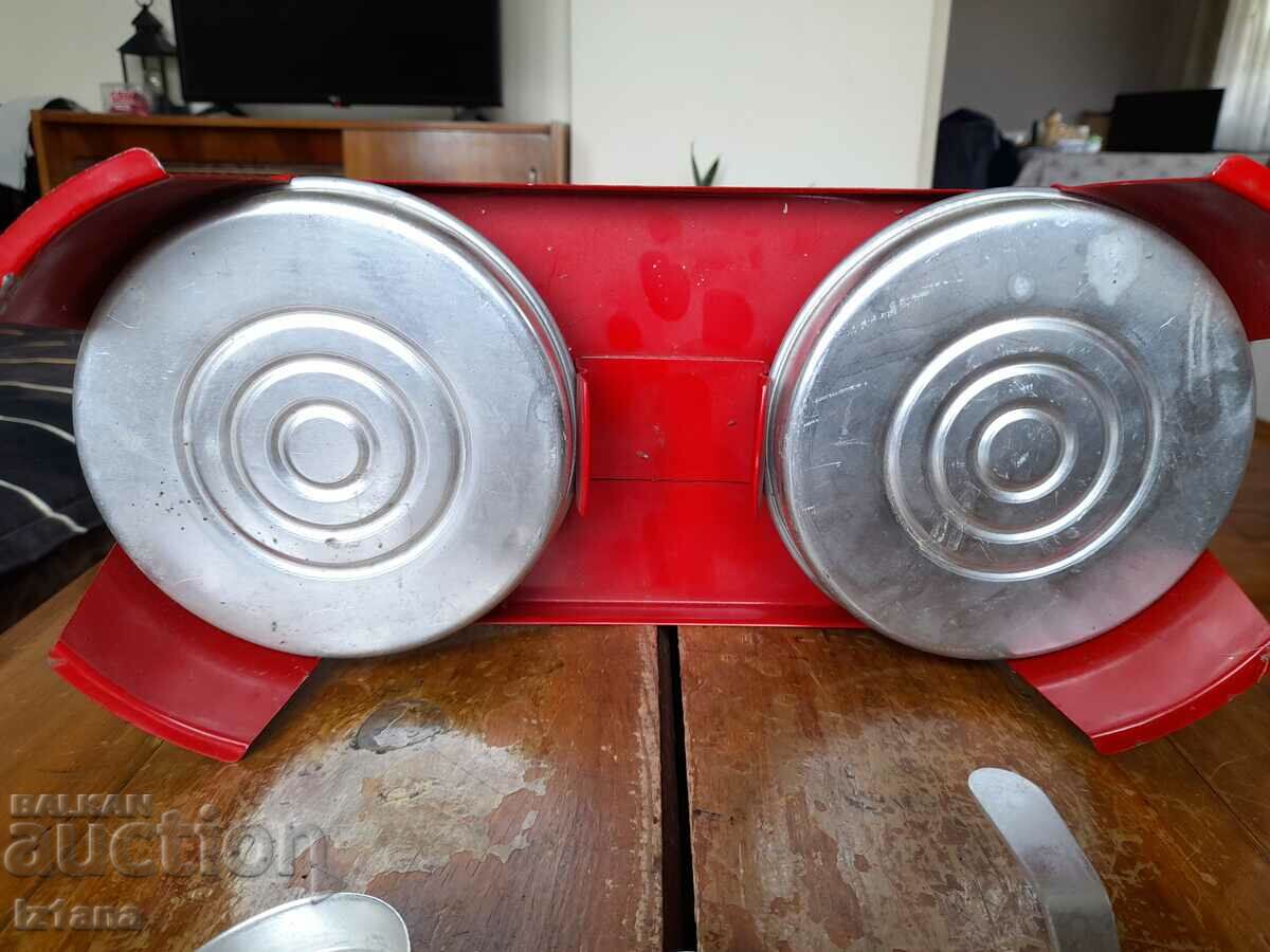 Παράδοση Παλιά σόμπα αλκοόλ, δεξαμενή αλκοόλ