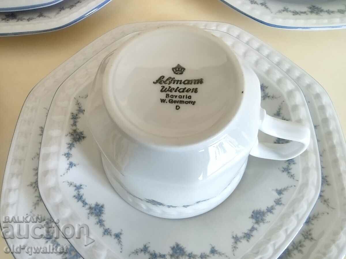 Porcelain tea/coffee service, for 6 people, Germany 1989 - 5 Porcelain tea/coffee service, for 6 people, Germany 1989 - 5