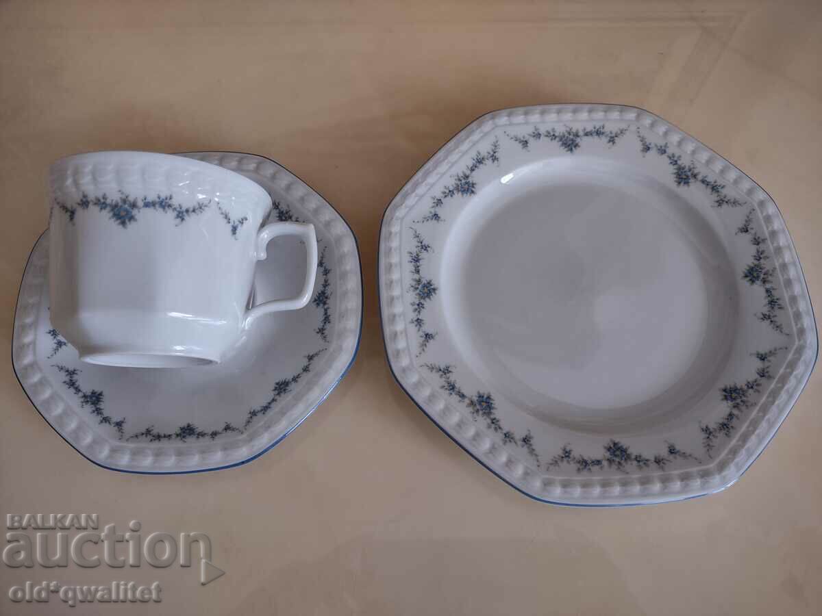 Porcelain tea/coffee service, for 6 people, Germany 1989 - 7 Porcelain tea/coffee service, for 6 people, Germany 1989 - 7