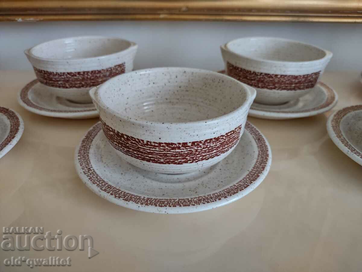 Auction Muesli/soup/dessert service for 6, England Churchill Auction Muesli/soup/dessert service for 6, England Churchill