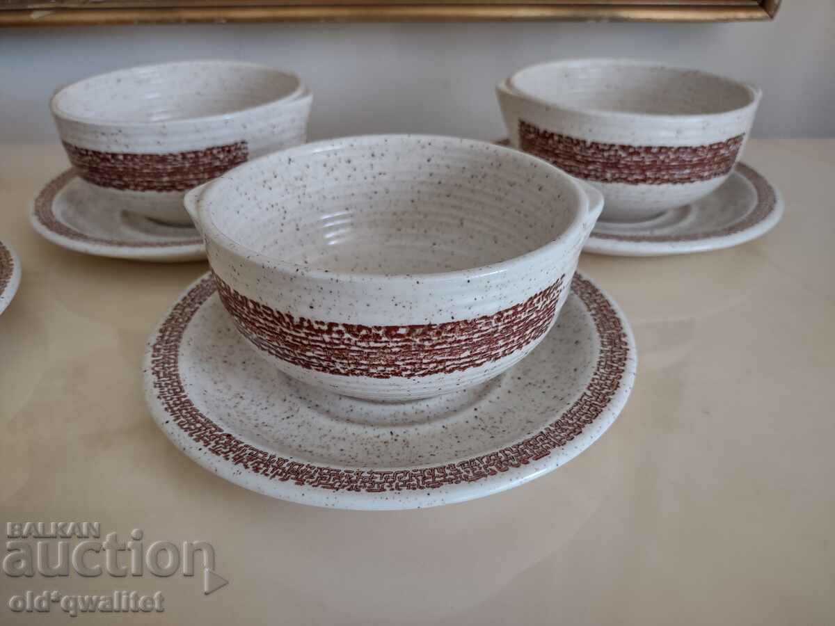 Muesli/soup/dessert service for 6, England Churchill - 5 Muesli/soup/dessert service for 6, England Churchill - 5