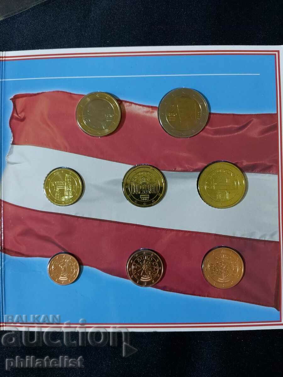 Austria 2002 -Complete bank euro set from 1 cent to 2 euros with price 50.00 BGN | € 25.56 Austria 2002 -Complete bank euro set from 1 cent to 2 euros with price 50.00 BGN | € 25.56