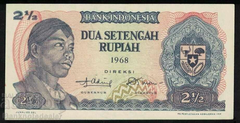 Indonesia 2 1/2 Rupiah 1968 Pick 103 Ref 9374 με τιμή 8.00 BGN | € 4.09 Indonesia 2 1/2 Rupiah 1968 Pick 103 Ref 9374 με τιμή 8.00 BGN | € 4.09